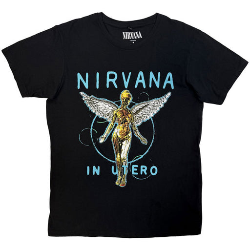 Premium Carbon Tee - Nirvana / KC - In Utero Neon Blue