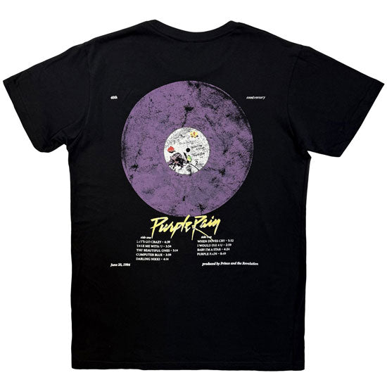 Premium Carbon Tee - Prince - Purple Rain 40th Anniversary - Back