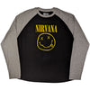 Raglan - Nirvana - Yellow Happy Face