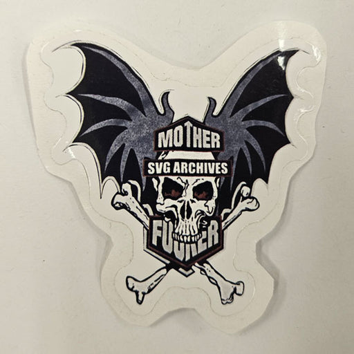 Sticker - Bat Wings Skull