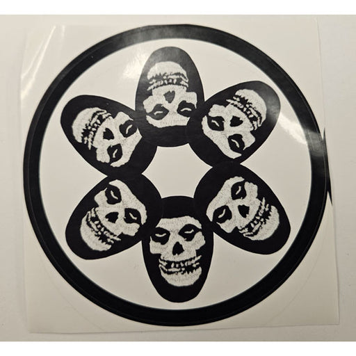 Sticker - Misfits - Six Skulls - Round