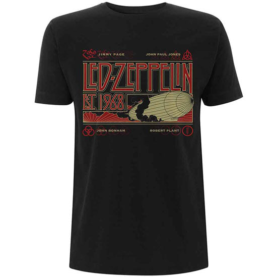 T-Shirt - Led Zeppelin - Zeppelin & Smoke | Rock, Heavy Metal, Punk