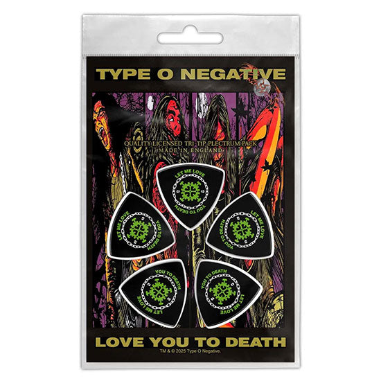 Tri-Tip Guitar Picks - Type O Negative - Love You To Death