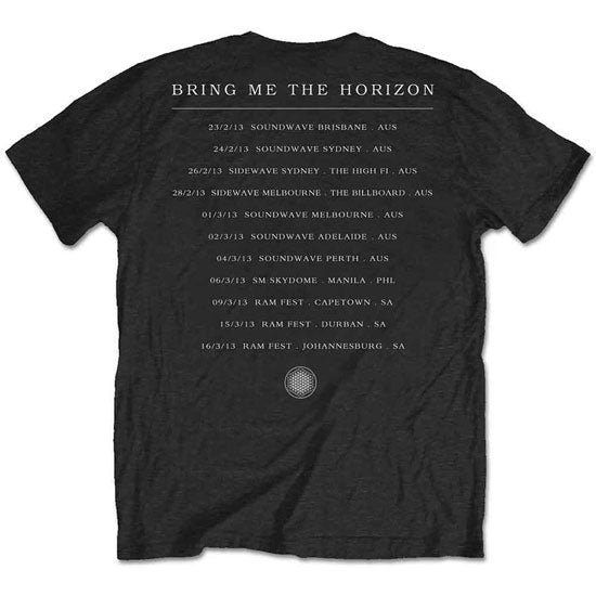 T-Shirt - Bring Me The Horizon - Sempiternal Tour - Back