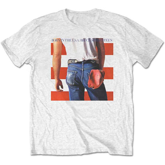 T-Shirt - Bruce Springsteen - Born In The USA - White