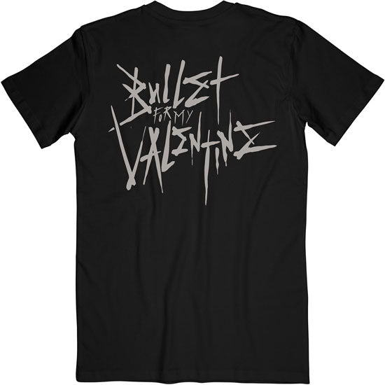 T-Shirt - Bullet For My Valentine - Album Cropped and Logo - Back