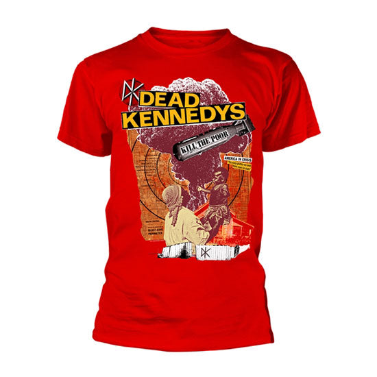 T-Shirt - Dead Kennedys - Kill The Poor - Red