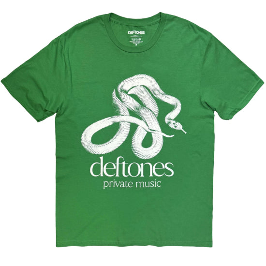 T-Shirt - Deftones - Private Music Mono - Green