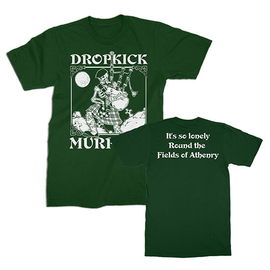 T-Shirt - Dropkick Murphys - Skelly Piper - Hunter Green