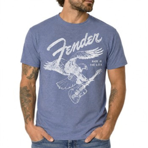 T-Shirt - Fender - Eagle Guitar - Blue