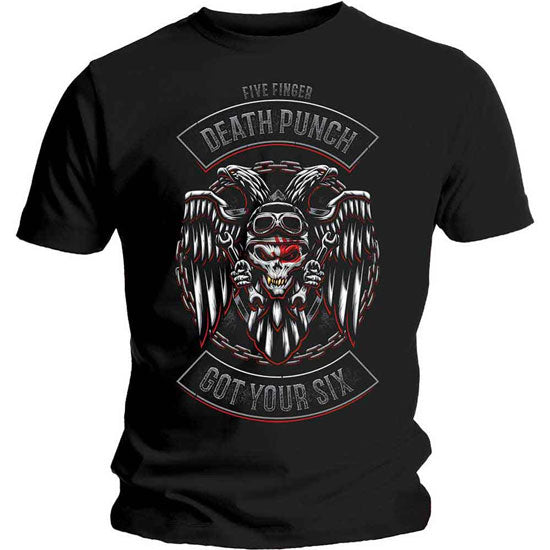 T-Shirt - Five Finger Death Punch - Biker Badge