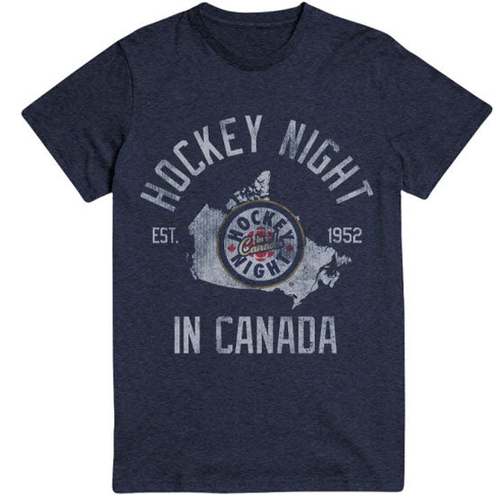 T-Shirt - Hockey Night In Canada - Est 1952 - Navy