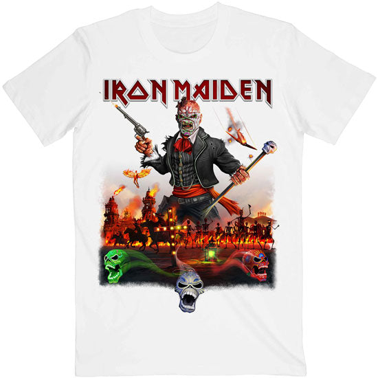 T-Shirt - Iron Maiden - Legacy of the Beast - Live in Mexico - White - Front