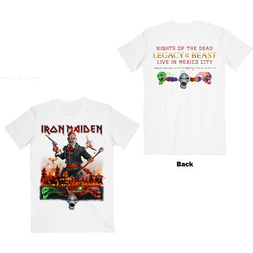 T-Shirt - Iron Maiden - Legacy of the Beast - Live in Mexico - White