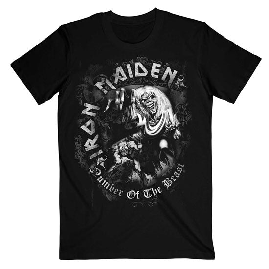 T-Shirt - Iron Maiden - Number of the Beast - Grey Tone