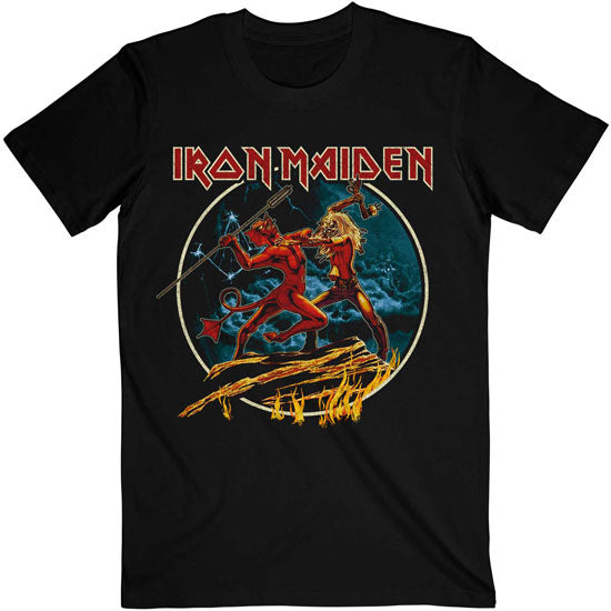 T-Shirt - Iron Maiden - Number of the Beast - Run to the Hills Circular