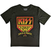 T-Shirt - Kiss - Loud & Proud - Military Green