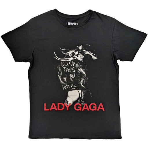 T-Shirt - Lady Gaga - Leather Jacket