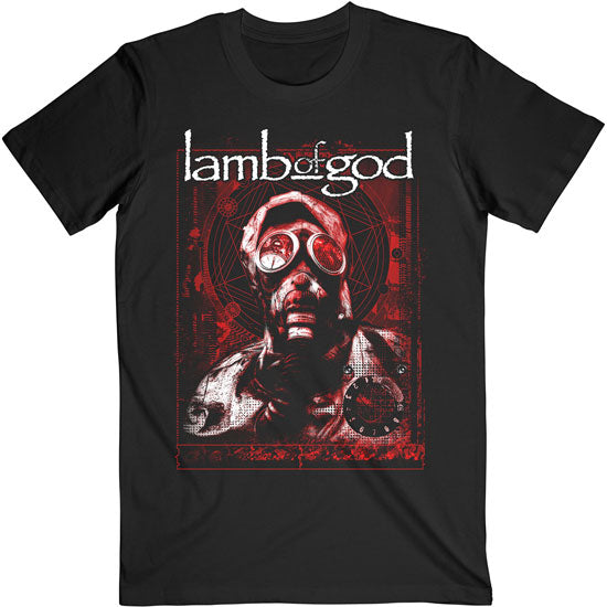 T-Shirt - Lamb of God - Gas Masks Waves