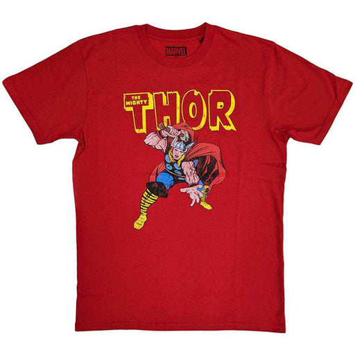 T-Shirt - Marvel - Thor Hammer Distressed - Red