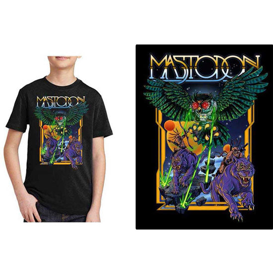 T-Shirt - Mastodon - Space Owl - Kids | Rock, Heavy Metal, Punk