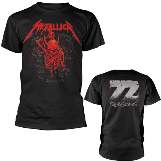 T-Shirt - Metallica - 72 Seasons Skull Screaming