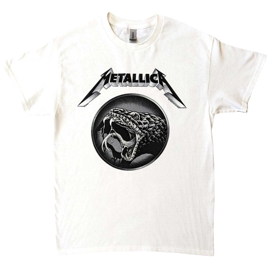 T-Shirt - Metallica - Black Album Poster - White