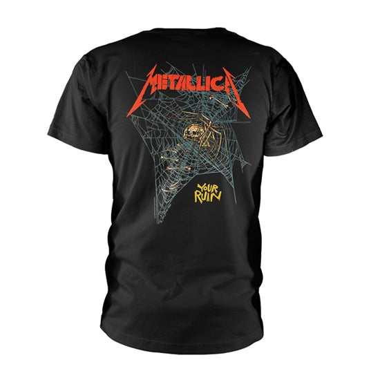 Camiseta De Hombre Metallica - Ruin - Struggle Negra - AliExprs