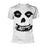 T-Shirt - Misfits - All Over Skull - White - Front