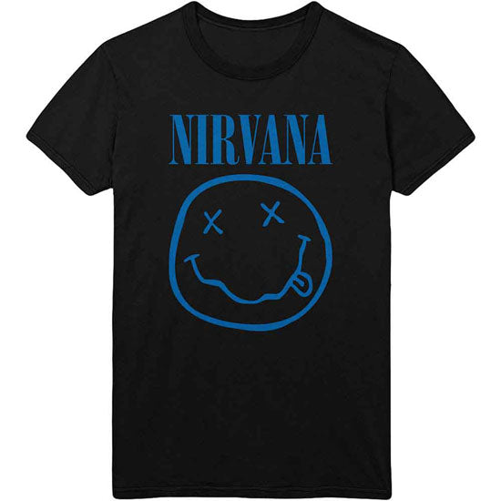 T-Shirt - Nirvana / KC - Blue Happy Face