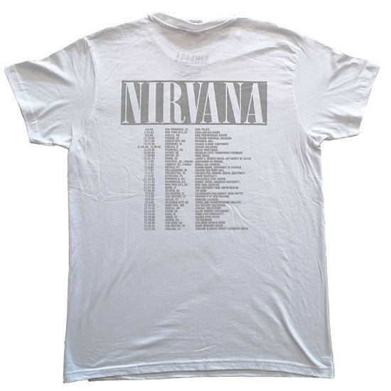 T-Shirt - Nirvana / KC - In Utero Tour - White - Back