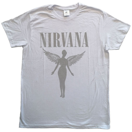 T-Shirt - Nirvana / KC - In Utero Tour - White - Front