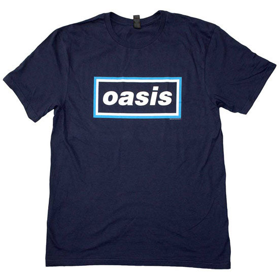 T-Shirt - Oasis - Maine Road Event Logo - Navy - Front