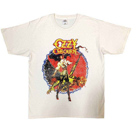 T-Shirt - Ozzy Osbourne - The Ultimate Sin Tour '86 - Natural - Front