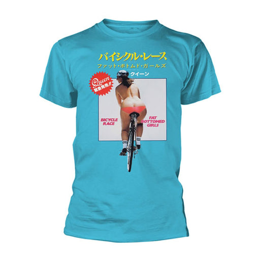 T-Shirt - Queen - Fat Bottomed Girls - Blue