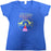 T-Shirt - Queens of the Stone Age - Warp Planet - Tour - Lady - Blue