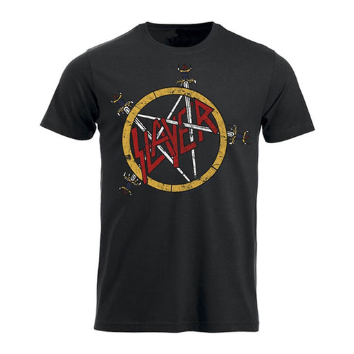T-Shirt - Slayer - Pentagram Distressed