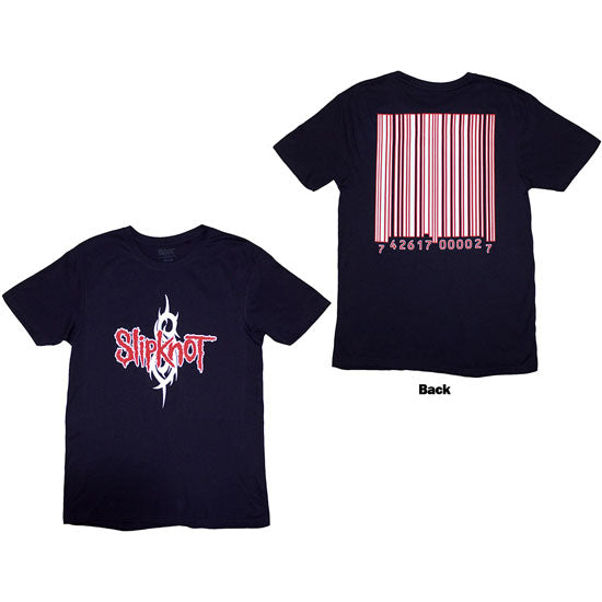 T-Shirt - Slipknot - Barcode - Navy