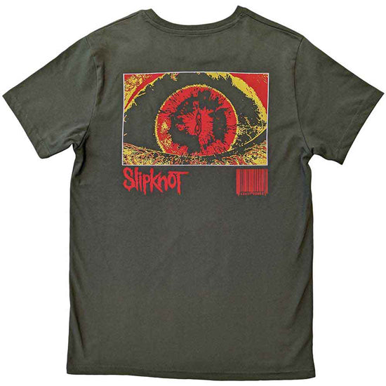 T-Shirt - Slipknot - Zombie - Dark Green - Back