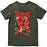 T-Shirt - Slipknot - Zombie - Dark Green - Front