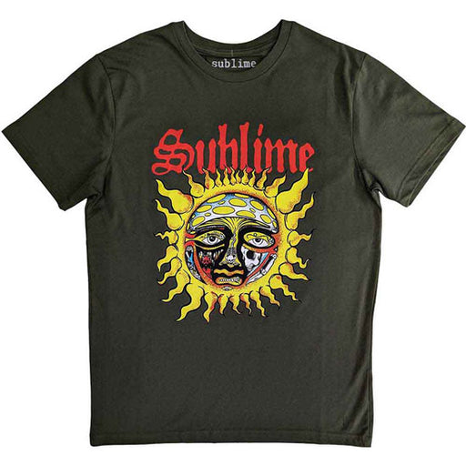 T-Shirt - Sublime - Yellow Sun - Green