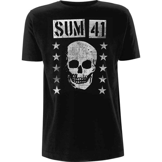 T-Shirt - Sum 41 - Grinning Skull