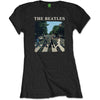 T-Shirt - Beatles (the) - Abbey Road & Logo - Lady
