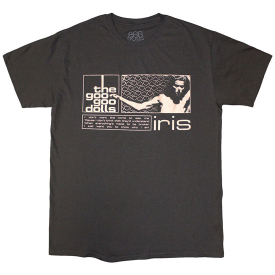 T-Shirt - The Goo Goo Dolls - Iris - Charcoal Grey