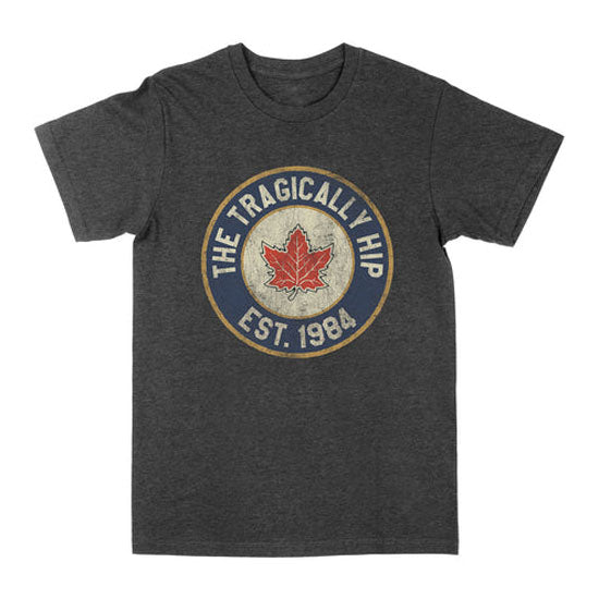 T-Shirt - The Tragically Hip - Maple Leaf - Heather Grey