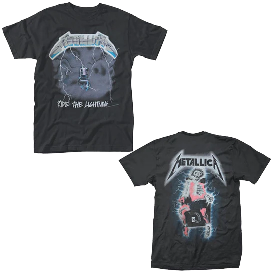 T-Shirt - Metallica - Ride the Lightning - With Back Print