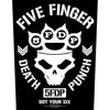 Back Patch - Five Finger Death Punch - Got Your Six