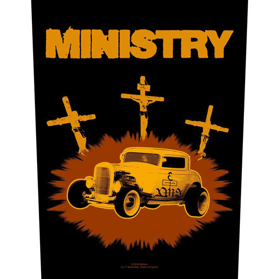 Back Patch - Ministry - Jesus Built My Hotrod