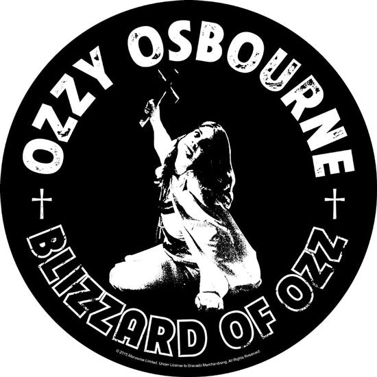 Back Patch - Ozzy Osbourne - Blizzard of Ozz - Round