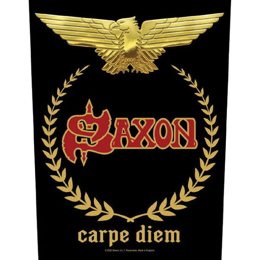Back Patch - Saxon - Carpe Diem